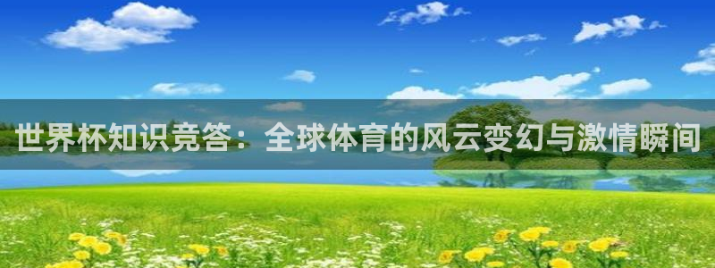 世界杯系列赛：世界杯知识竞答：全球体育的风云变幻与激情瞬间